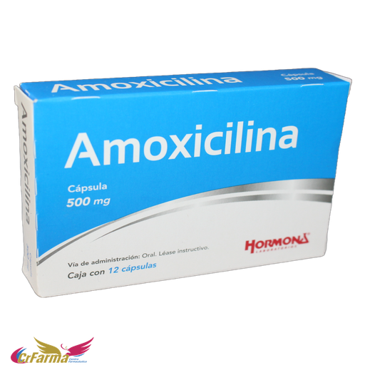 AMOXICILINA C/12 CÁPSULAS (HORMONA)