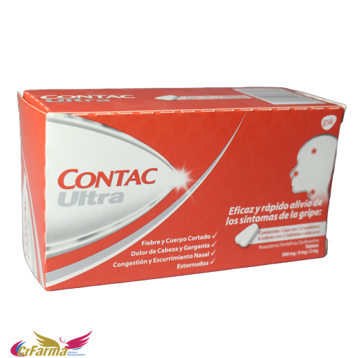 CONTAC ULTRA C/12 TABLETAS