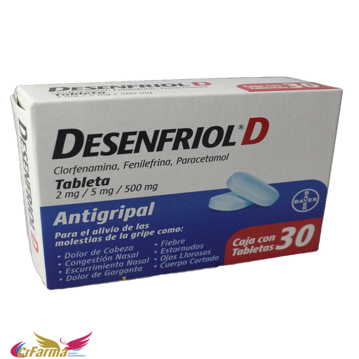 DESENFRIOL-D C/30 TABLETAS