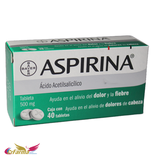 ASPIRINA TABLETAS 500 MG C/40