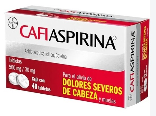 CAFIASPIRINA C/40 TABLETAS