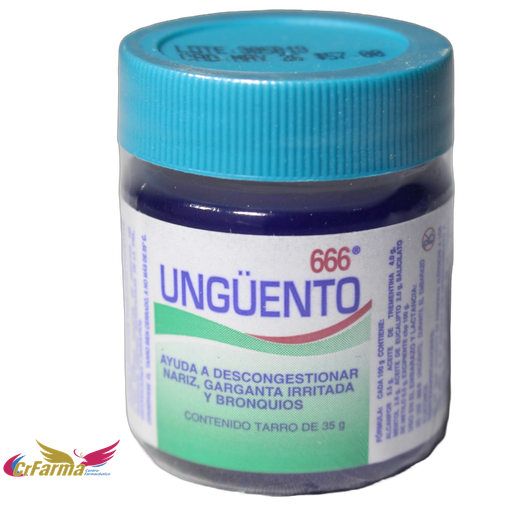 UNGÜENTO 666 TARRO 35 GR