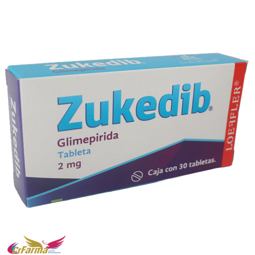 ZUKEDIB 2 MG C/30 TABLETAS
