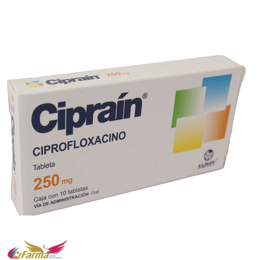 CIPRAIN 250 MG C/10 TABLETAS