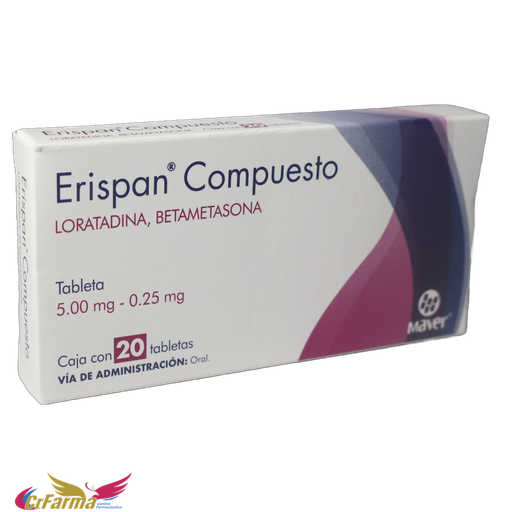 ERISPAN COMPUESTO C/20 TABLETAS