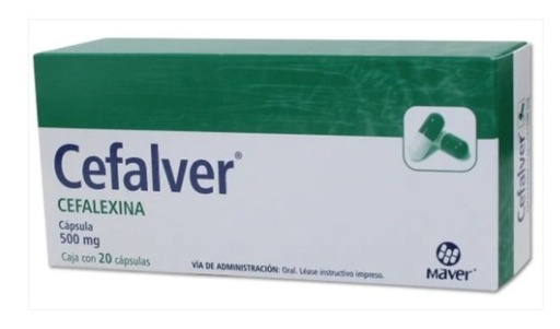 CEFALVER 500 MG C/20 CÁPSULAS