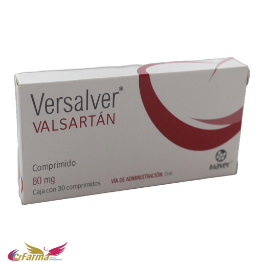 VERSALVER 80 MG C/30 TABLETAS