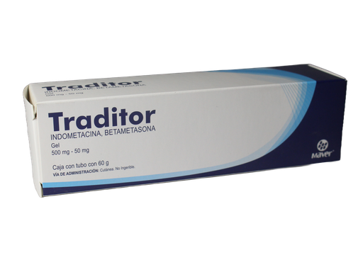 TRADITOR 500/50 MG CREMA C/60GR (INDO/MET)