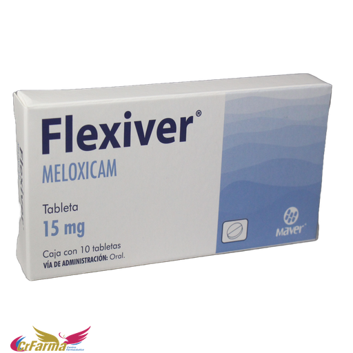 FLEXIVER 15 MG C/10 TABLETAS