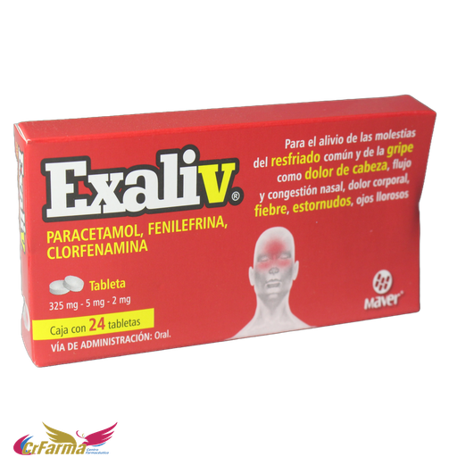 EXALIV C/24 TABLETAS