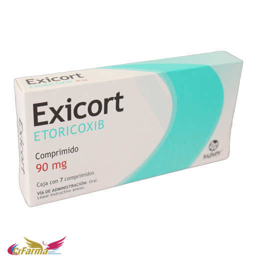 EXICORT 90 MG C/7 COMPRIMIDOS