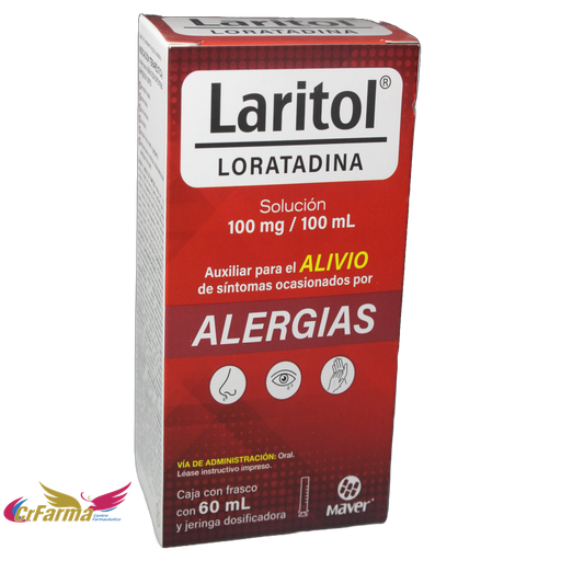 LARITOL 100 MG/100 ML SOLUCIÓN 60 ML