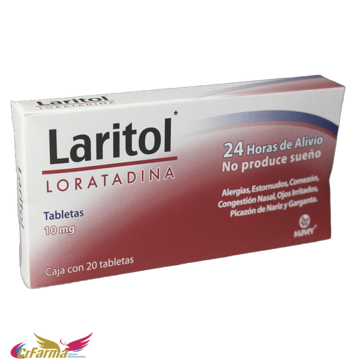LARITOL 10 MG C/20 TABLETAS