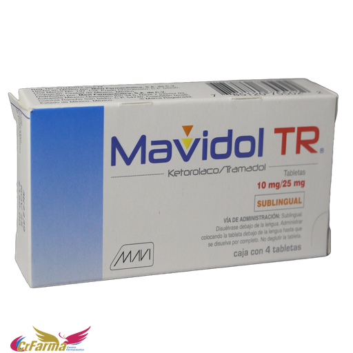 MAVIDOL TR SUBLINGUAL C/4 TABLETAS