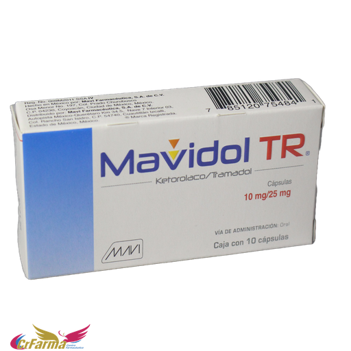 MAVIDOL TR C/10 CÁPSULAS
