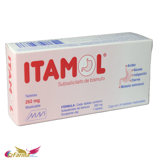 ITAMOL C/24 TABLETAS MASTICABLES