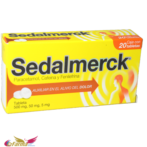 SEDALMERCK C/20 TABLETAS