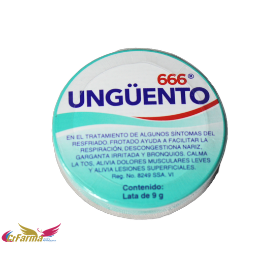 UNGUENTO 666 LATA C/9 GR