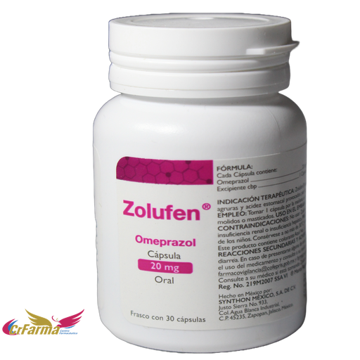 ZOLUFEN 20 MG  C/30 CÁPSULAS