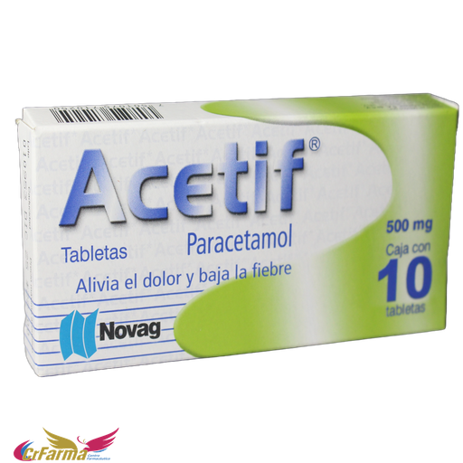 ACETIF C/10 TABLETAS
