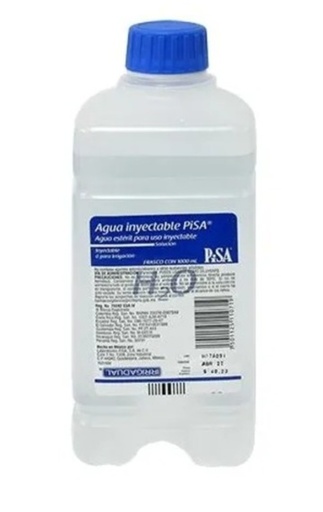 AGUA INYECTABLE 1 LITRO