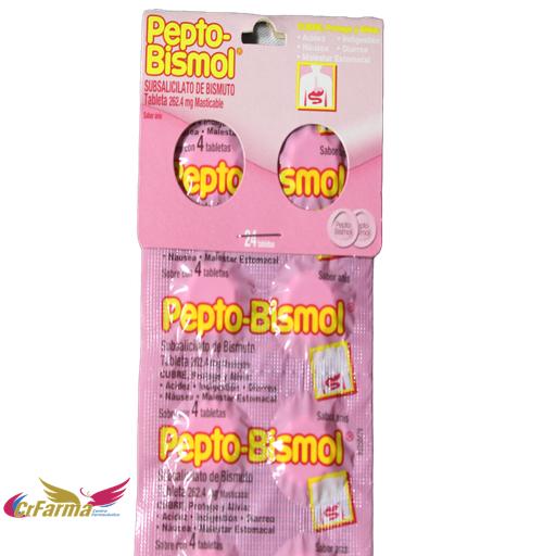 PEPTO BISMOL TIRA C/24 TABLETAS