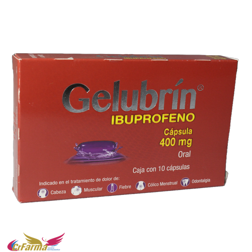 GELUBRIN 400 MG C/10 CÁPSULAS