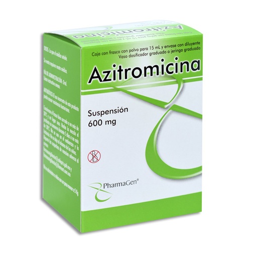 AZITROMICINA 600 MG SUSPENSIÓN
