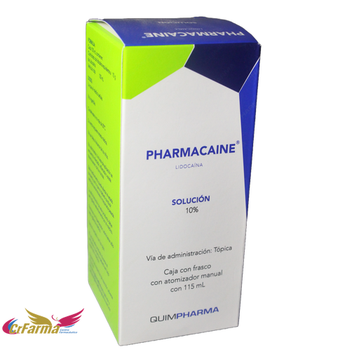 PHARMACAINE SOL 10% C/115 ML ATOMIZADOR TÓPICO