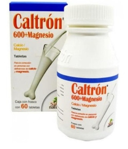CALTRON 600 +MAGNESIO C/60 TABLETAS