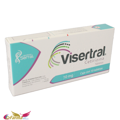 VISERTRAL C/10 TABLETAS
