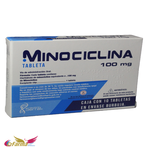 MINOCICLINA  C/10 CÁPSULAS
