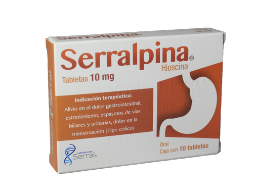 SERRALPINA C/10 TABLETAS