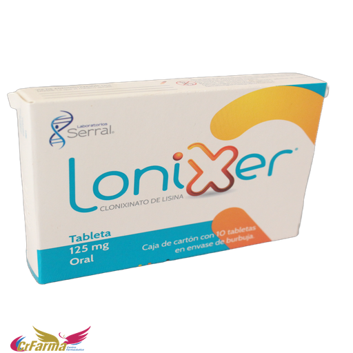 LONIXER 125 MG C/10 TABLETAS