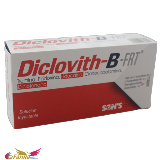 DICLOVITH-B-FRT SOLUCIÓN INYECTABLE C/3 AMP