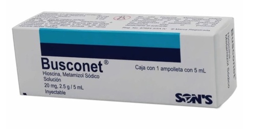 BUSCONET SOLUCIÓN INYECTABLE C/1 AMP