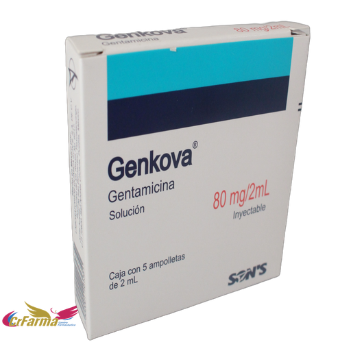 GENKOVA 80 MG/2 ML C/5 AMP