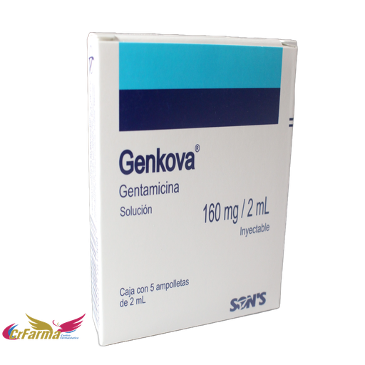 GENKOVA 160 MG/2 ML C/ 5 AMP