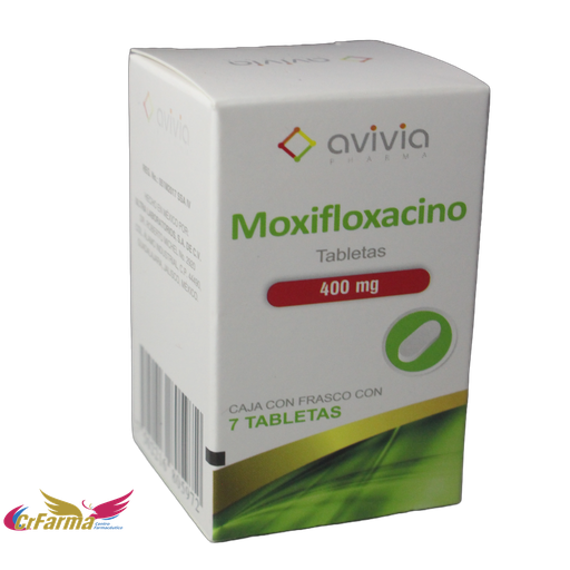 MOXIFLOXACINO C/7 TABLETAS