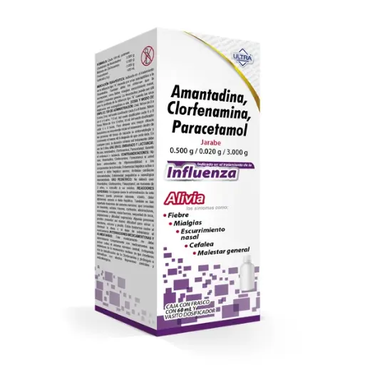 AMANTADINA/CLORFENAMINA/PARACETAMOL JARABE 60 ML