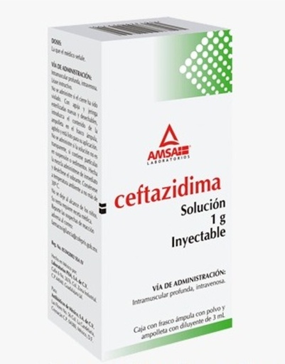 CEFTAZIDIMA SOL INY 1GR C/1