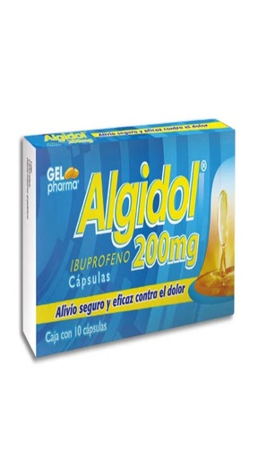 ALGIDOL 200MG C/10 CAPS