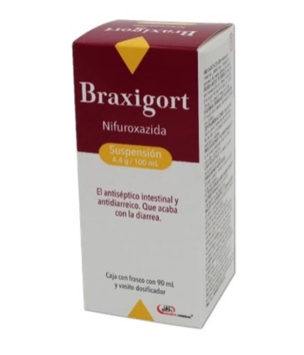 BRAXIGORT SUSPENSION 90ML (NIFUROXAZIDA)